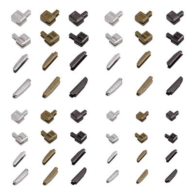 PH PandaHall 12-Sets Metal Zipper Repair Kits, Sizes #3/#5/#8/#10, 3 Colors