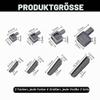 PH PandaHall 12-Sets Metal Zipper Repair Kits, Sizes #3/#5/#8/#10, 3 Colors view 2
