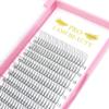 Premade 3D C-Curl Lash Fans, 0.07 mm, 13 mm, Short Stem view 1