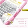 Premade 3D C-Curl Lash Fans, 0.07 mm, 13 mm, Short Stem view 2