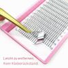 Premade 3D C-Curl Lash Fans, 0.07 mm, 13 mm, Short Stem view 4