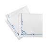 Mank Airlaid Napkins 40 x 40 cm | Perfect for Catering and Celebrations | Textile-Like and Absorbent | 50 Count | Colour Line (Blue) view 2