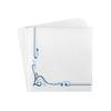 Mank Airlaid Napkins 40 x 40 cm | Perfect for Catering and Celebrations | Textile-Like and Absorbent | 50 Count | Colour Line (Blue) view 4