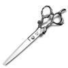 XUAN FENG Flying Dragon 6 in Professional Hairdressing Scissors Set, Japanese 440C Cutting and Thinning Scissors Kit for Barber and Salon Tools (Cutting Scissors) view 3