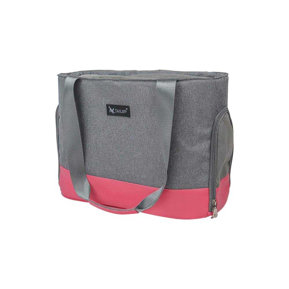 Pet Carrier Bag for Dogs, Cats and Hamsters, Soft Breathable Mesh, Outdoor Travel, Pink