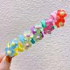 Cute 10-Piece Set of Gentle Cartoon Flower and Fruit Hair Ties for Girls view 2