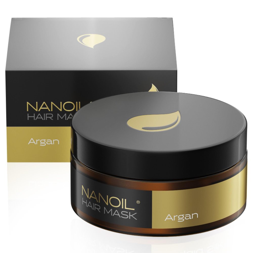 Nanoil Argan Hair Mask, 300 ml – Professional Deep-Repair Care for Dry, Damaged Hair