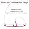 Anti-Fatigue Anti-Glare Reading Glasses with Blue-Light Blocking, Purple, +1.00 view 3