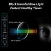 Anti-Fatigue Anti-Glare Reading Glasses with Blue-Light Blocking, Purple, +1.00 view 4