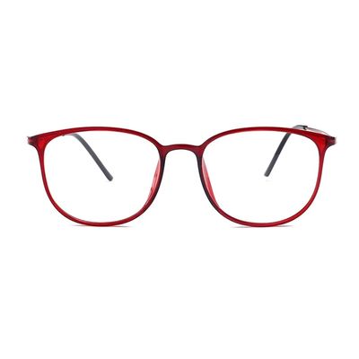 Groer Full-Frame Reading Glasses, Blue-Light Blocking, Red, +3.0