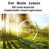 Round Slim Blue-Light-Blocking Reading Glasses, Red, +3.0 view 4