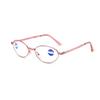 Pink Folding Reading Glasses with Case, Blue-Light Blocking, Anti-Glare, 2.0 view 2