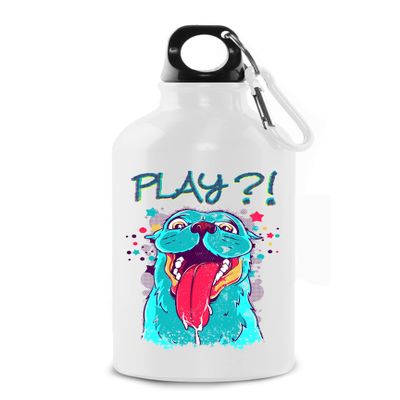 Play With Me Cute Cartoon Dog Travel Water Bottle