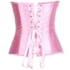 DISSA Women's Overbust Corset with Bust Closure, Plastic Stays, Pink, Size 40 view 2