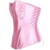 DISSA Women's Overbust Corset with Bust Closure, Plastic Stays, Pink, Size 40 view 3