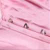 DISSA Women's Overbust Corset with Bust Closure, Plastic Stays, Pink, Size 40 view 4