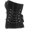 DISSA Women's Gothic Overbust Steel-Boned Corset, Black, Size 50 view 3