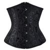 DISSA Women's Underbust Corset with Bust Closure and Lacing, Black, Size 38 view 1