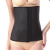 DISSA Women's Waist Trainer Corset, Steel-Boned Rubber, Black, 44 view 3
