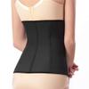 DISSA Women's Waist Trainer Corset, Steel-Boned Rubber, Black, 44 view 4