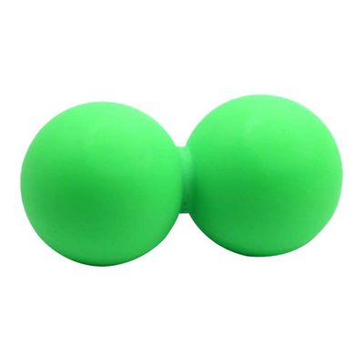 Backbayia Silicone Massage Ball, Duo Ball for Arms, Neck and Back (Green + Green)
