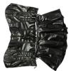 E-girl Women's Faux Leather Corset Dress with Plastic Boning, Black, Size 52 view 4