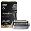 Braun Series 9 PRO+ 96M Replacement Shaver Head, Original, Silver view 1