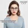 Eyeguard Reading Glasses, Stylish Patterned Frames for Women, 4-Pack, 4 Colors, +3.00 view 2