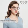 Eyeguard Reading Glasses, Stylish Patterned Frames for Women, 4-Pack, 4 Colors, +3.00 view 3