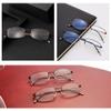 MANG Photochromic Reading Glasses for Men, Semi-Rimless Progressive Multifocal Readers with Blue-Light Filter, Unisex Sunglasses, Rectangular Frame, Anti-Fatigue view 4