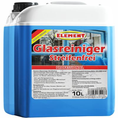 Element Glass Cleaner, 10 L, Ready-to-Use