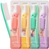WANGTA Toothbrush Case, Soft, 4-Pack, V-Shape view 1