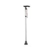 MU Foldable Aluminum Walking Cane, Adjustable Crutches, Silver view 1