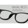 Colorful Rectangular Reading Glasses, Purple, +1.00 view 4