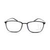 Unisex Full-Frame Reading Glasses, Blue-Light Blocking, Anti-Glare, Spring Hinges, Stylish Readers (Color: Black, Size: 1.0) view 1
