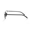 Unisex Full-Frame Reading Glasses, Blue-Light Blocking, Anti-Glare, Spring Hinges, Stylish Readers (Color: Black, Size: 1.0) view 3