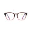 Unisex Big-Frame Reading Glasses, Blue-Light Blocking, Anti-UV (Gray, +1.5) view 2