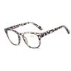 Unisex Big-Frame Reading Glasses with Blue-Light Blocking and UV Protection, Leopard, +1.50 view 1
