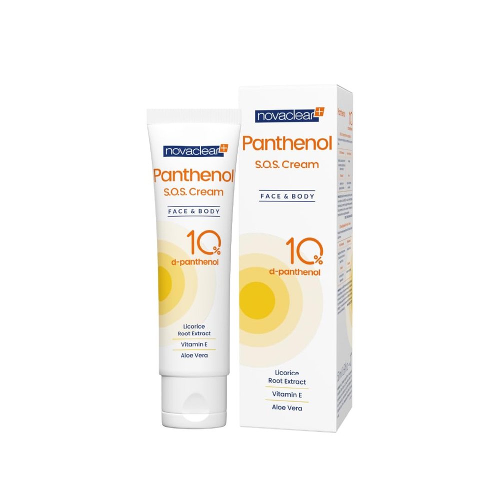 Novaclear Panthenol Soothing After-Sun Cream for Face and Body, 50 ml