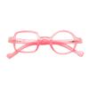 GEMSeven Retro Leopard Asymmetrical Round-Square Reading Glasses view 1