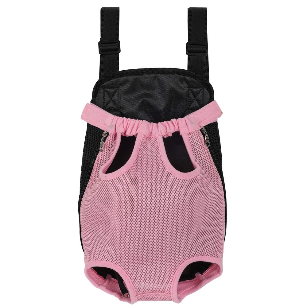 GEEPET Legs-Out Front-Facing Pet Carrier Backpack, XL, Pink