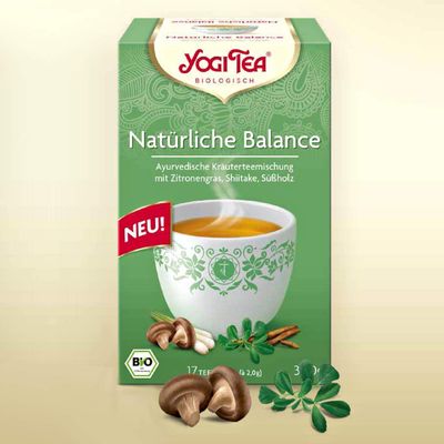 Yogi Tea Organic Natural Balance, 17 Tea Bags - 1 Pack