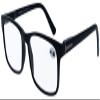 Stylish RILEY Plastic Reading Glasses with Spring Hinges and Sun Protection Option (+1.50 D, Black) view 1