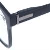 Stylish RILEY Plastic Reading Glasses with Spring Hinges and Sun Protection Option (+1.50 D, Black) view 3