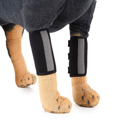 YMZ Joint Brace for Dogs, Reflective, Wound Protection and Knee Support, Size M, 11.5 x 17 cm, 2-Pack