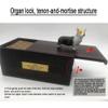 Custom Rosewood Pet Ash Urn with Memorial Statue and Engraved Nameplate view 4
