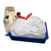 MOLIWEN Cat Litter Box Liners, 30 Count, Drawstring Bags, 915 × 450 mm, for Medium and Large Litter Boxes, Plus 1 Roll of Pet Waste Bags view 2