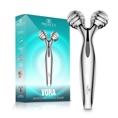 Project E Beauty Vora Solar-Powered Microcurrent Facial Roller