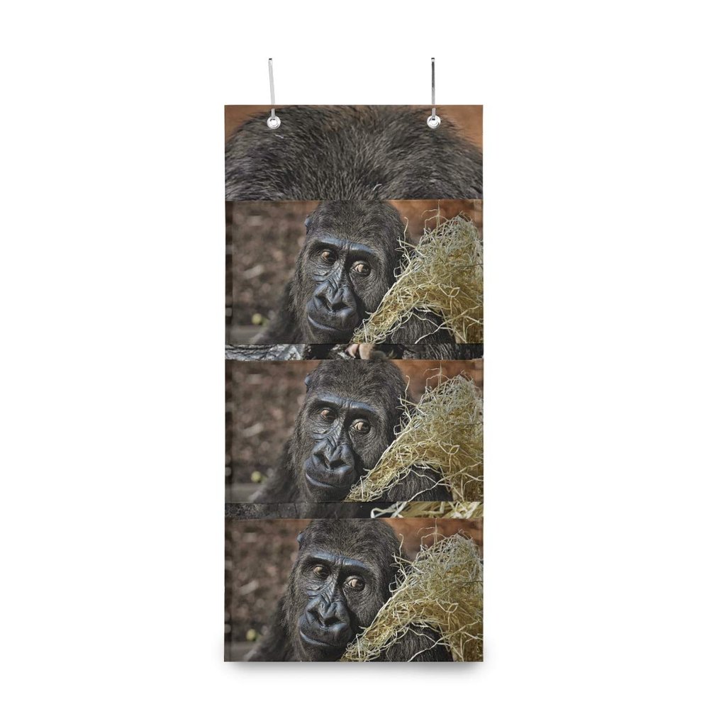 MONTOJ Shy Gorilla Door Organizer for Room, Bathroom