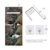 MONTOJ Shy Gorilla Door Organizer for Room, Bathroom view 3